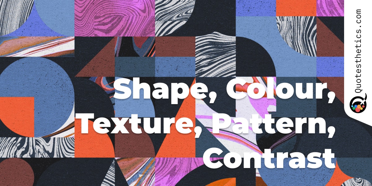 Colour Contrast Shape - Quotesthetics