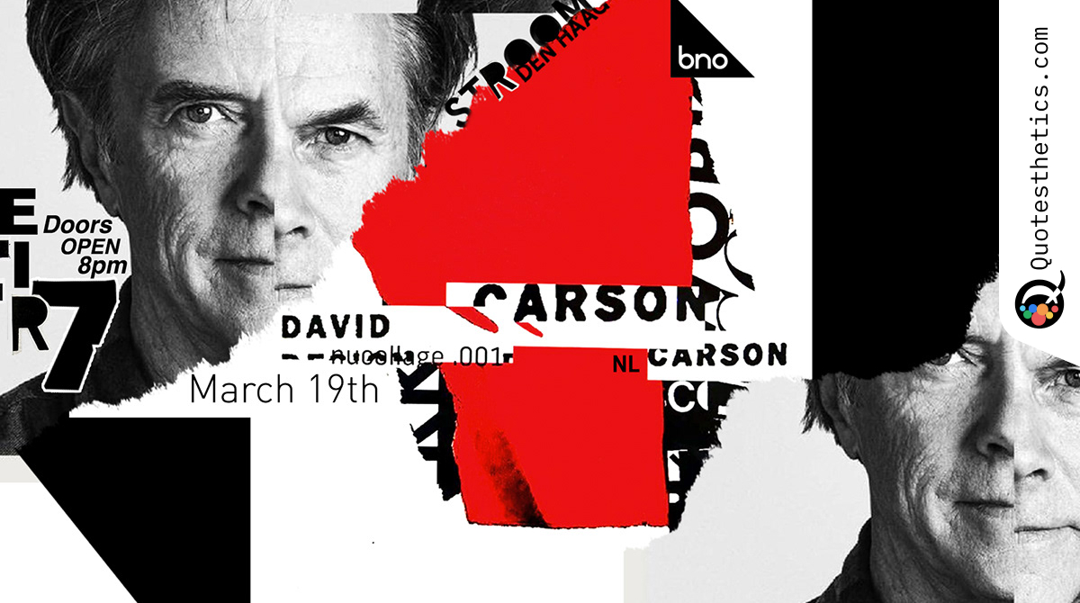 David Carson Design Unique